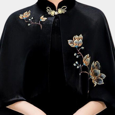 ANGELIA - Châle Floral Raffiné pour Femmes