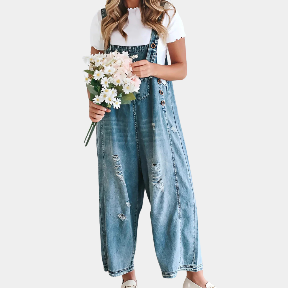 KATHRYN - Salopette Elégant en Denim pour Femmes
