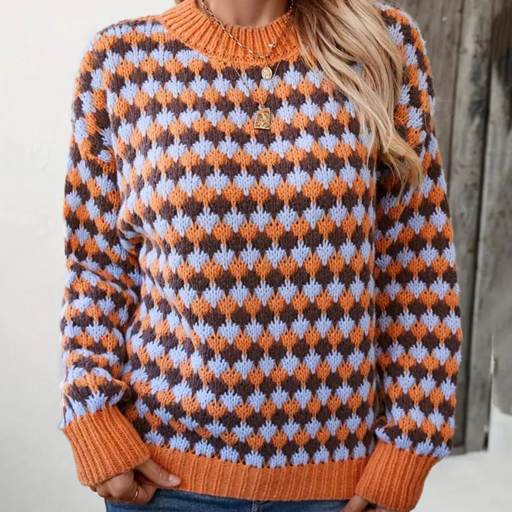 JULIA - Pull Tricoté Distingué pour Femmes