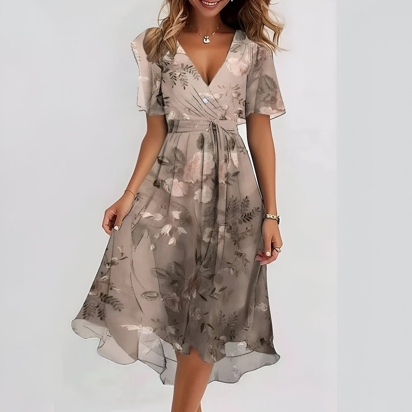 Maëlle™ | Robe fleurie fluide
