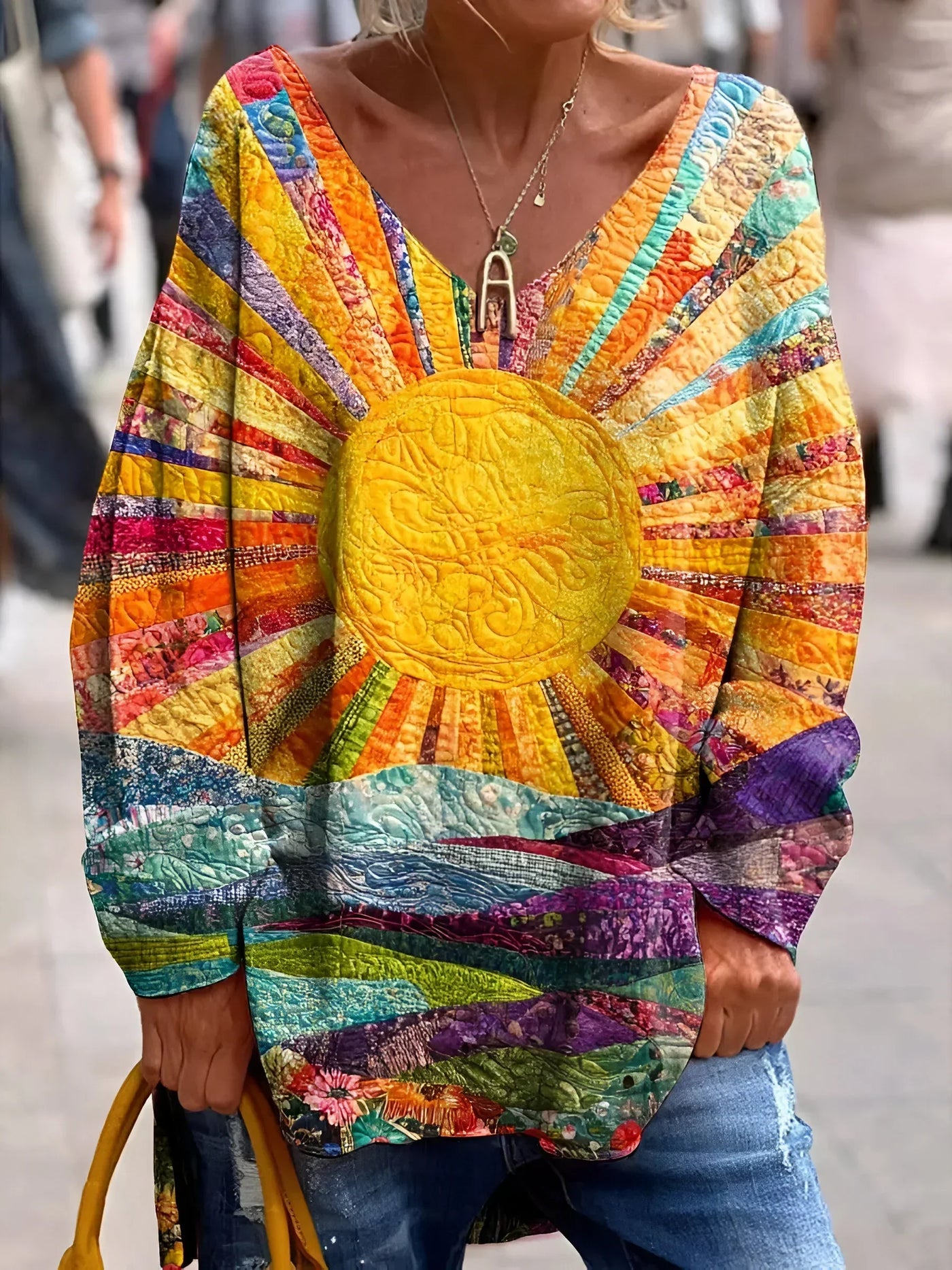 Meriva - Blouse Colorée Femme