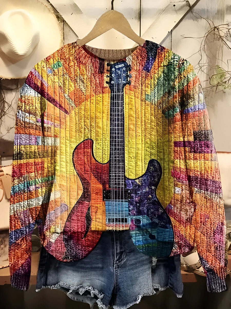 Tanja - Sweatshirt Bunte Boho-Stil