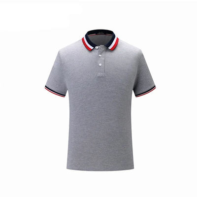 Polo d'été élégant avec col rayé - Jurn
