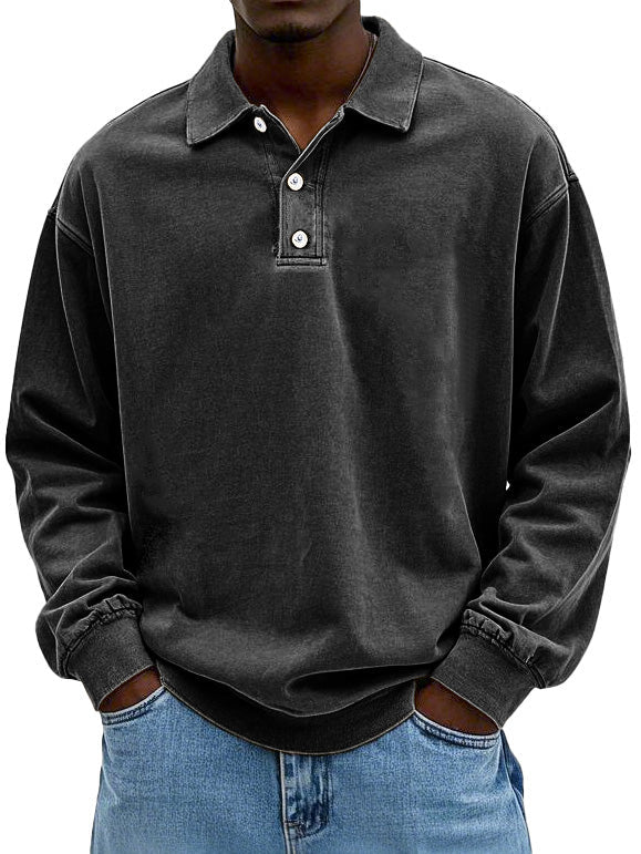 Lennart™ | Polo décontracté à manches longues pour hommes