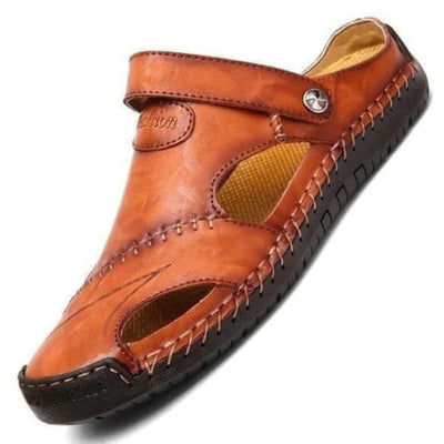 Sandales d'été élégantes en cuir avec support réglable - Lex