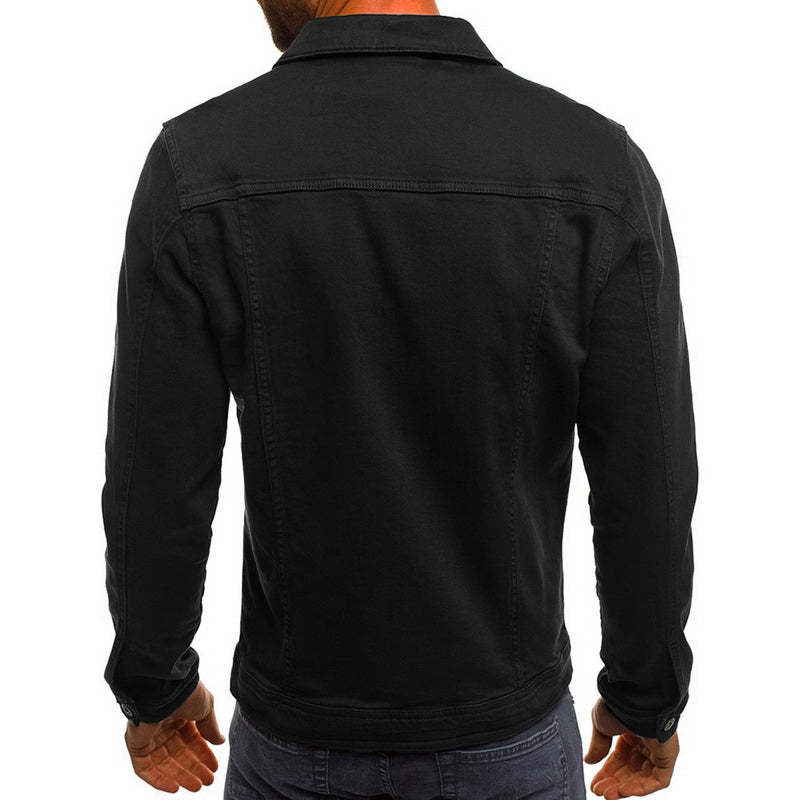 Veste en denim décontractée pour hommes