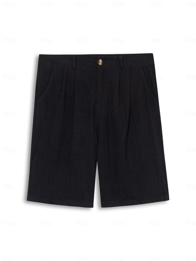 Short classique en lin-coton pour hommes - Egon