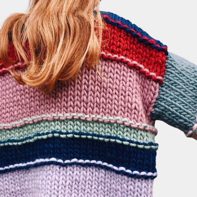 TEIA - Pull en Maille Joyeux pour Femmes