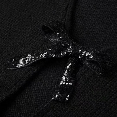 BETTY - Cardigan Décontracté avec Noeud pour Femmes