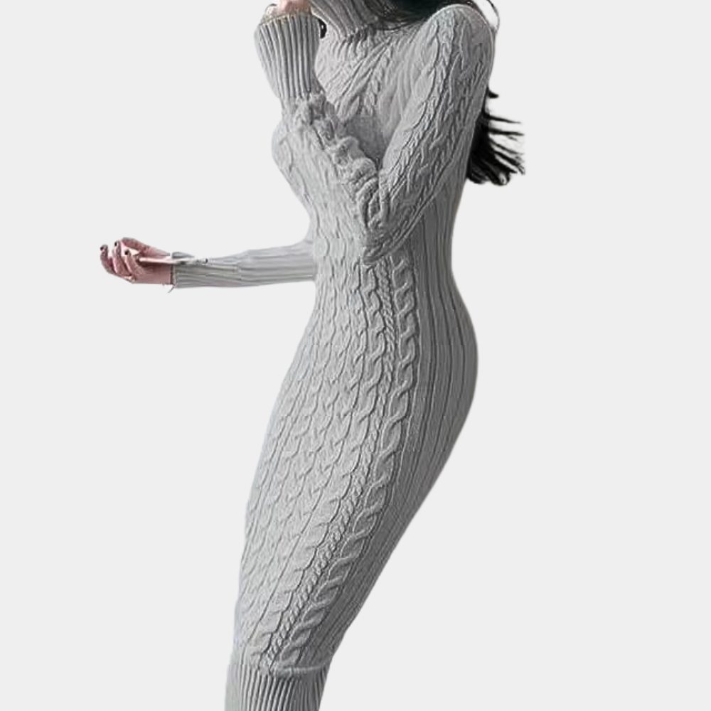 EMA - Robe Pull Tricotée Moderne pour Femmes