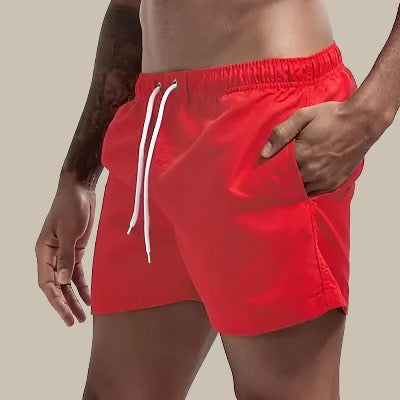 Short de bain homme – Coupe décontractée – Séchage rapide – Taille élastique ajustable