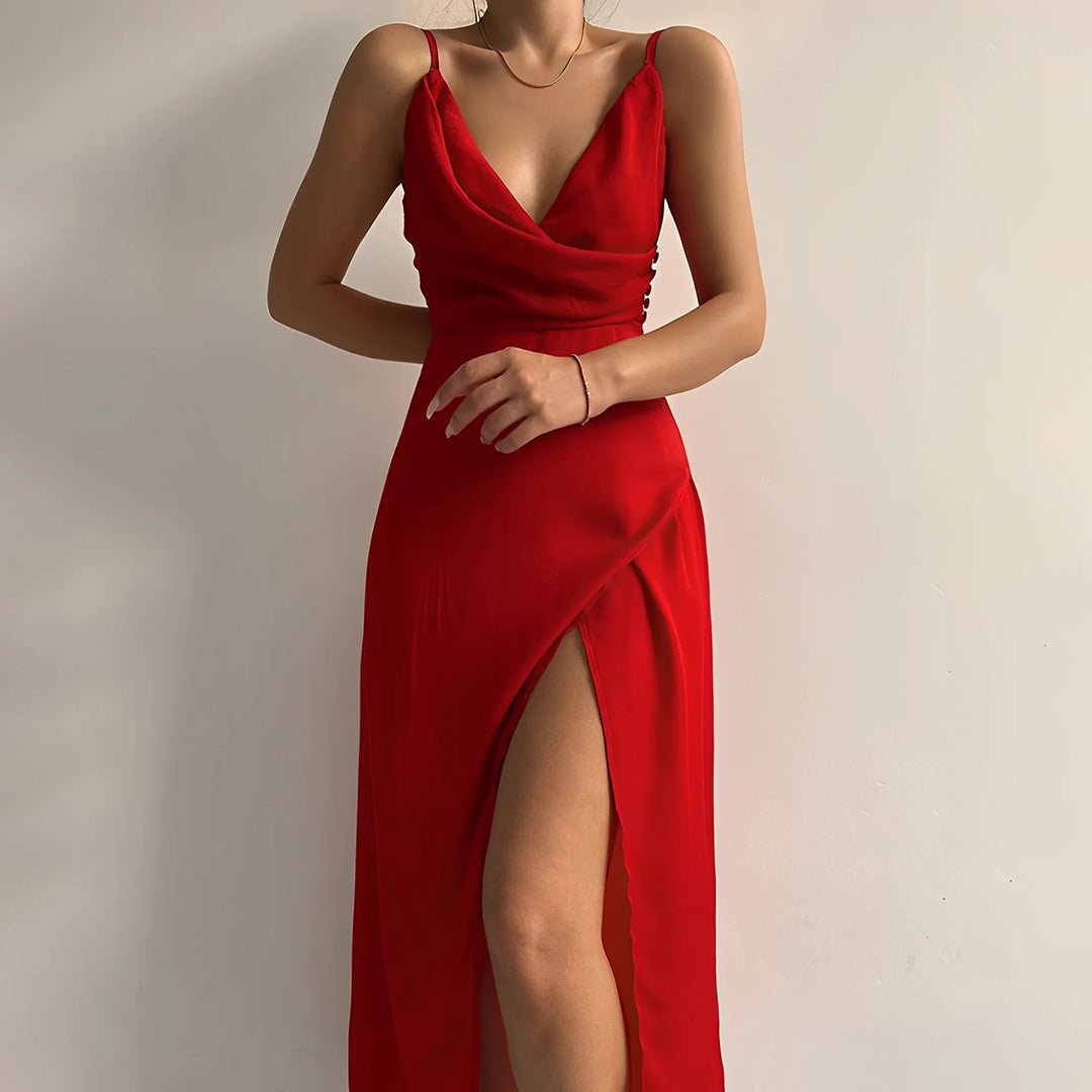 Ophélie | Robe d'invitée de Mariage Elegante pour femme | Maxi