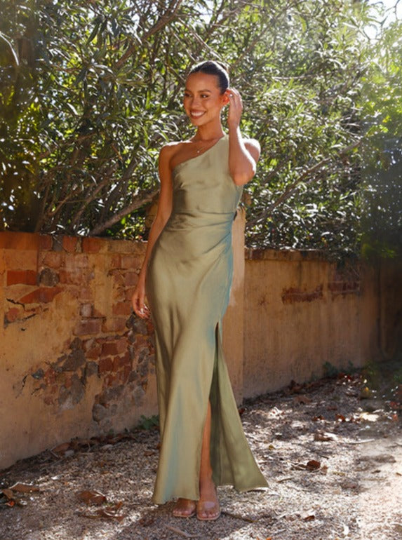 Jacqueline - Maxi-Robe Sexy Avec Décolleté En V Et Fente