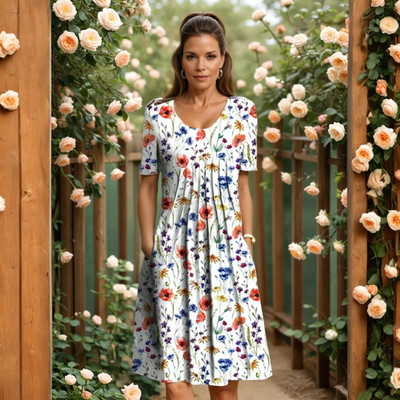 ÉLIANE | Robe élegante avec couverture du ventre