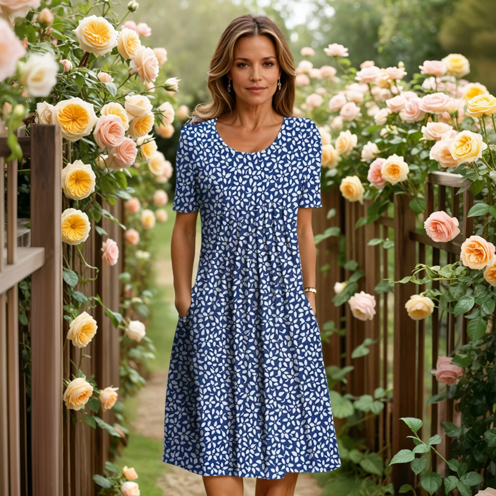 ÉLIANE | Robe élegante avec couverture du ventre