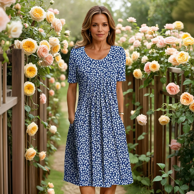 ÉLIANE | Robe élegante avec couverture du ventre