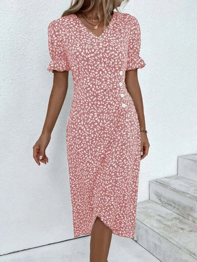 Robe d'été pour femmes à motifs multicolores