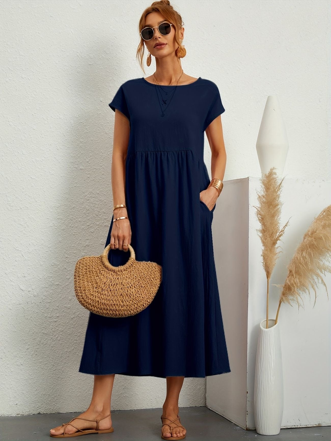 Zalora™ |  Robe Casual Col V