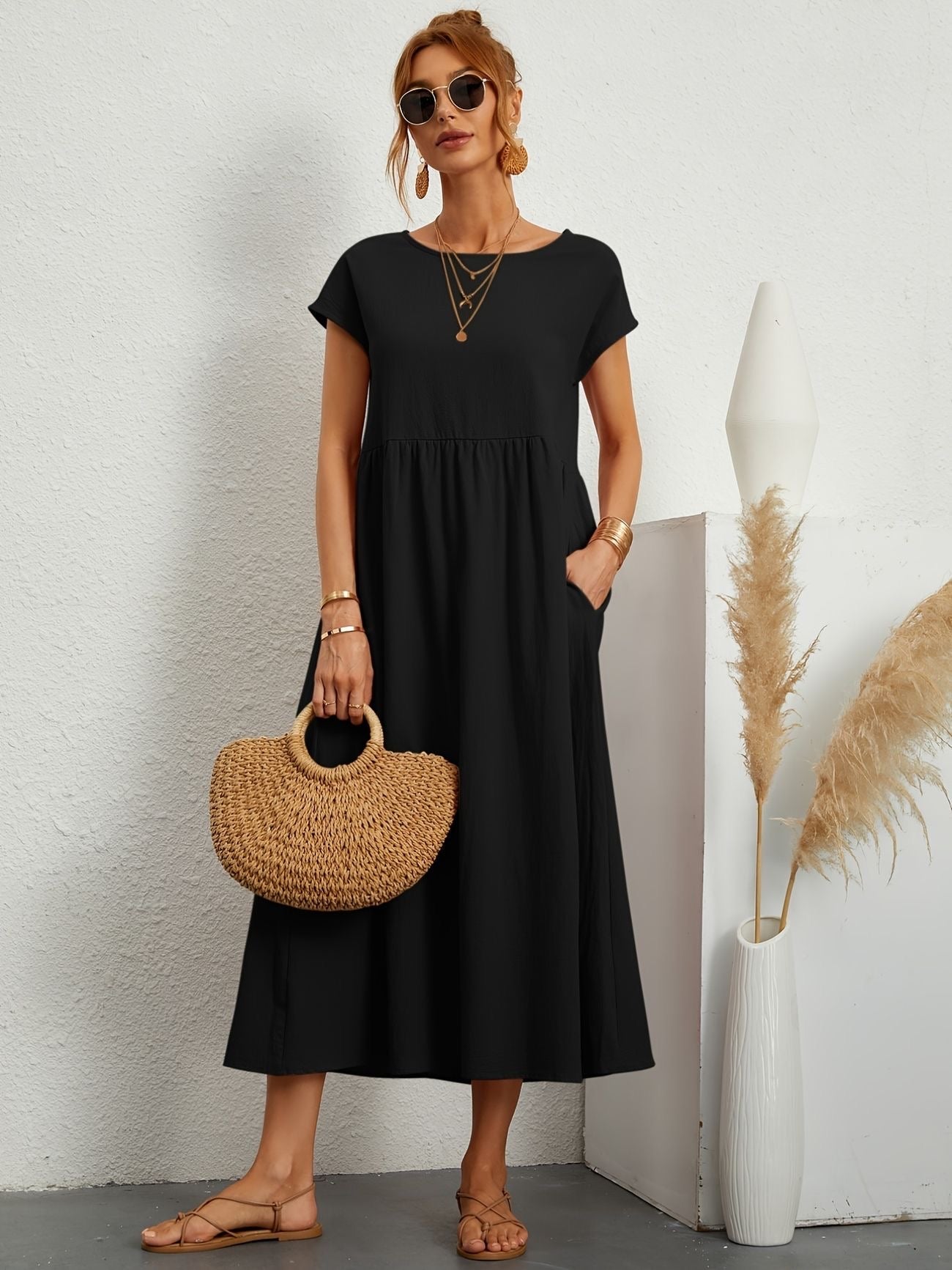 Zalora™ |  Robe Casual Col V