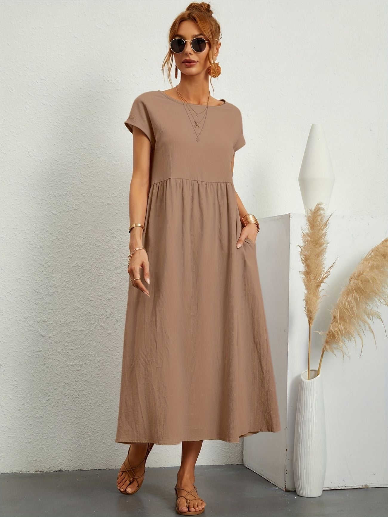 Rosey - Robe décontractée en lin