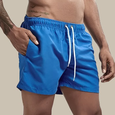 Short de bain homme – Coupe décontractée – Séchage rapide – Taille élastique ajustable