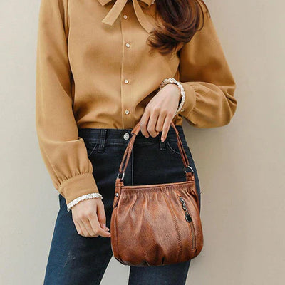 Iris - Sac à main en cuir élégant et confortable pour l'automne pour les dames