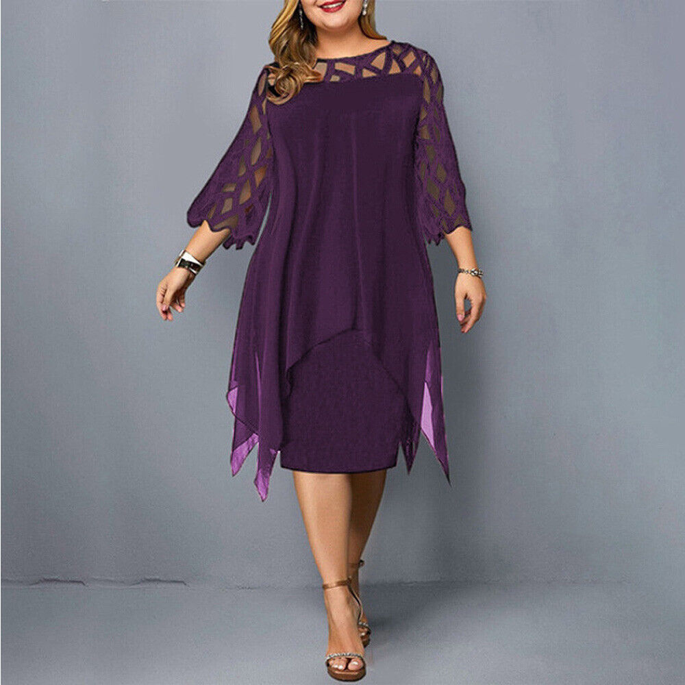 Robe Élégante | Manches Ajourées | Détails Fluides