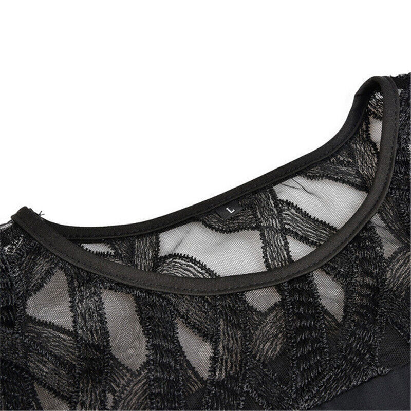 Robe Élégante | Manches Ajourées | Détails Fluides
