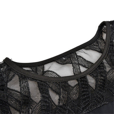 Robe Élégante | Manches Ajourées | Détails Fluides