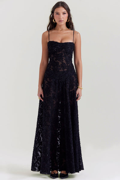 Paulette - Robe longue corset
