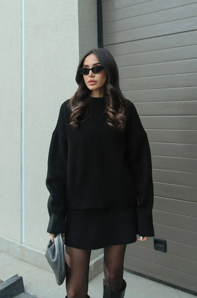 Hanna™ - Ensemble confortable avec pull et jupe