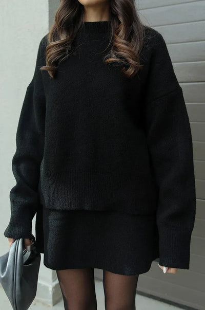 Hanna™ - Ensemble confortable avec pull et jupe