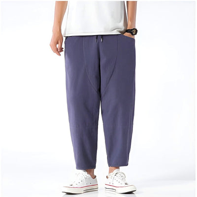 Pantalon court urbain en coton