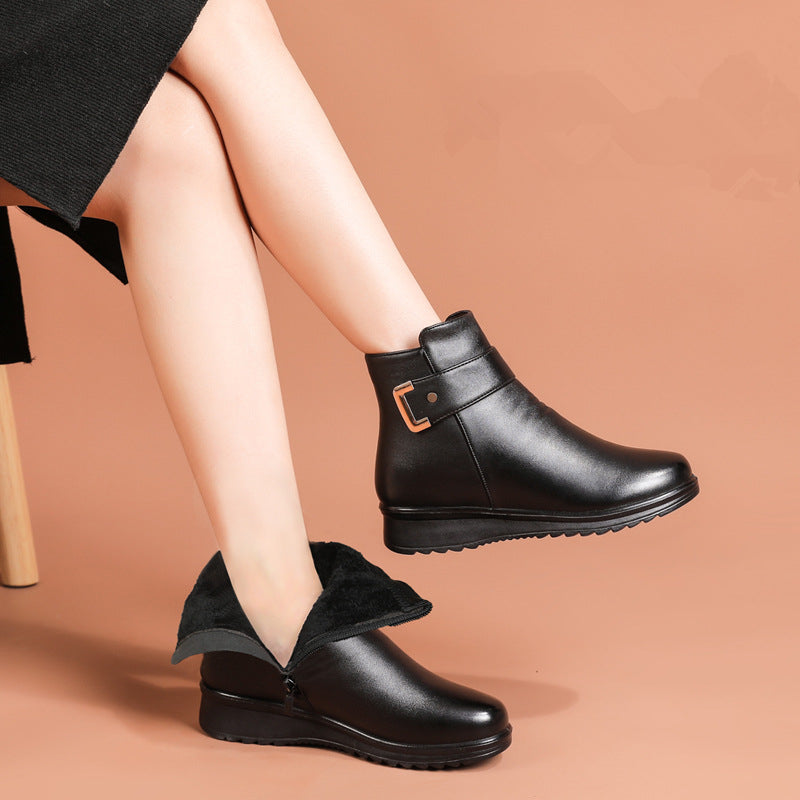 Fien | Bottes orthopédiques en cuir véritable