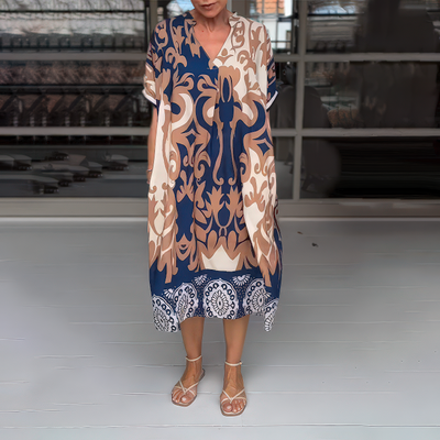 Amelia | Robe Boho qui Couvre le Ventre