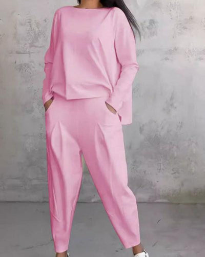 Céleste | Ensemble deux pièces pour femmes avec une coupe confortable - un ensemble élégant pour toutes les occasions