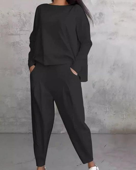 Céleste | Ensemble deux pièces pour femmes avec une coupe confortable - un ensemble élégant pour toutes les occasions