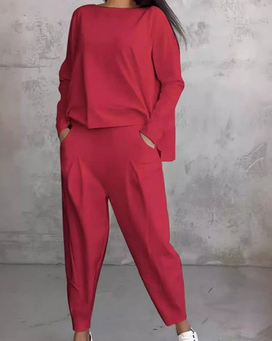 Céleste | Ensemble deux pièces pour femmes avec une coupe confortable - un ensemble élégant pour toutes les occasions