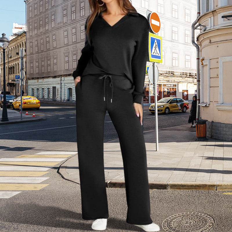 Lize| Ensemble moderne et décontracté à deux pièces à manches longues pour femmes 🌟👗