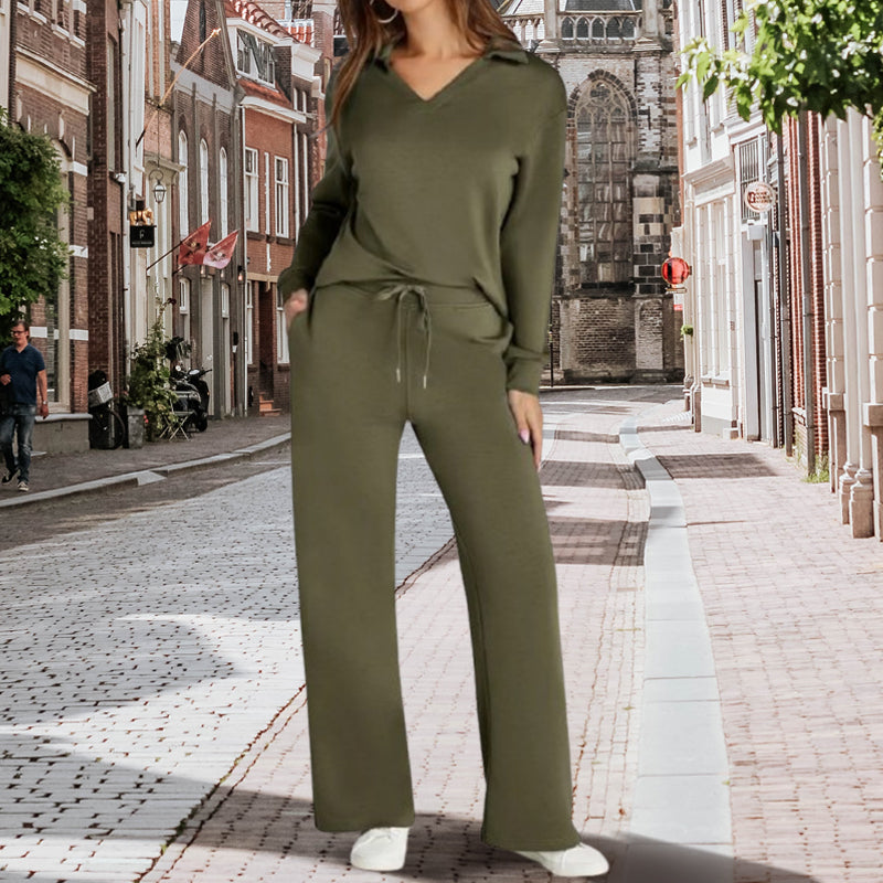 Lize| Ensemble moderne et décontracté à deux pièces à manches longues pour femmes 🌟👗