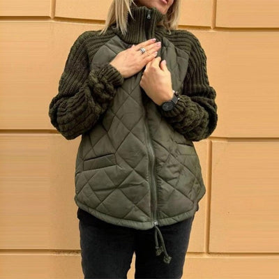 GRETA - Veste en duvet Patchwork