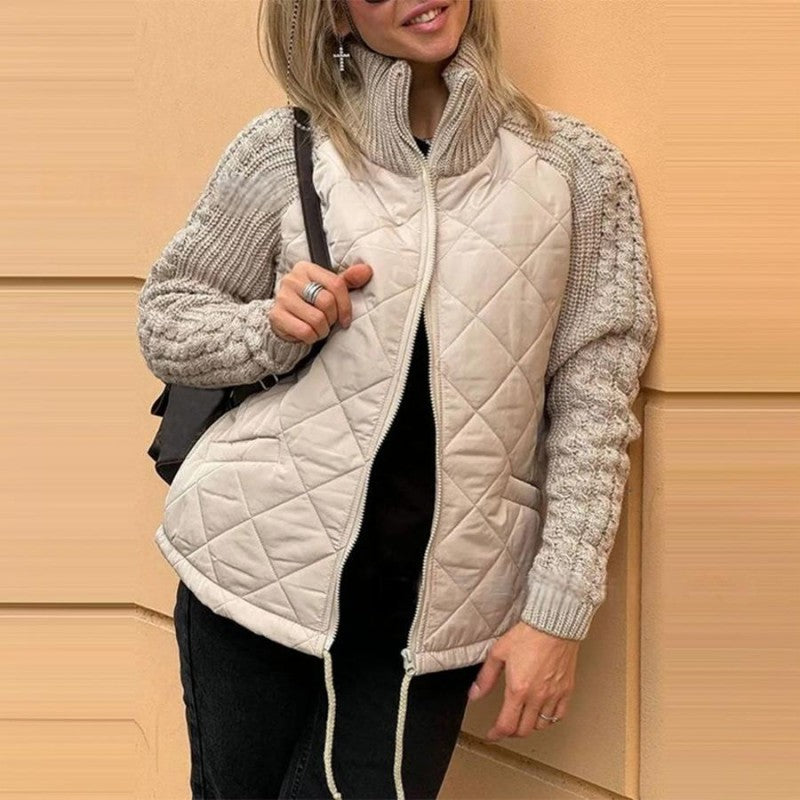 GRETA - Veste en duvet Patchwork