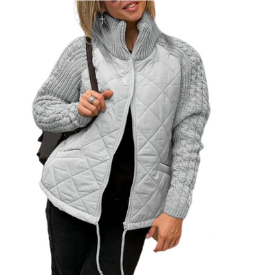 GRETA - Veste en duvet Patchwork