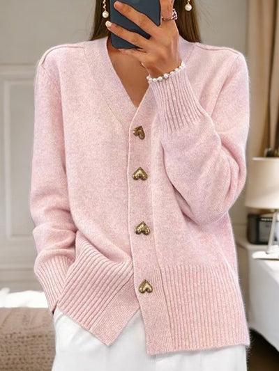 Imriska | Cardigan en laine boutonné pour femmes