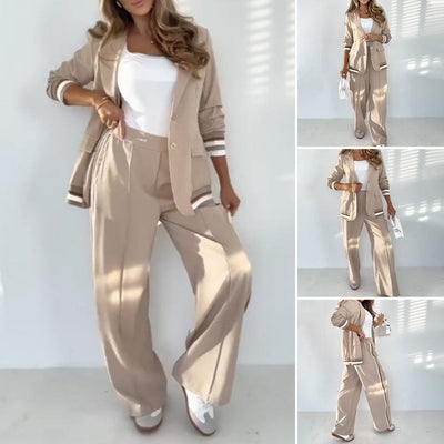 Jolien| Ensemble beige 2 pièces pour femmes