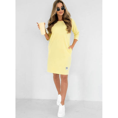 Mira | Robe à manches 3/4 avec poches
