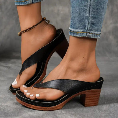 Sante™ | Sandales Orthopédiques à Talon Haut Bout Ouvert Élégantes