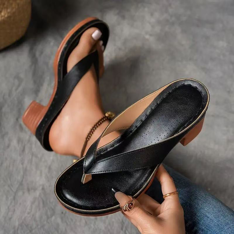 Sante™ | Sandales Orthopédiques à Talon Haut Bout Ouvert Élégantes