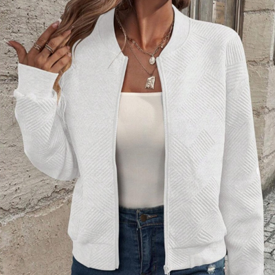 Lies| Cardigan décontracté et à la mode avec fermeture éclair pour femmes