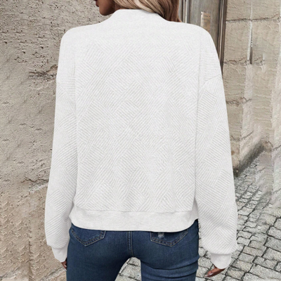 Lies| Cardigan décontracté et à la mode avec fermeture éclair pour femmes